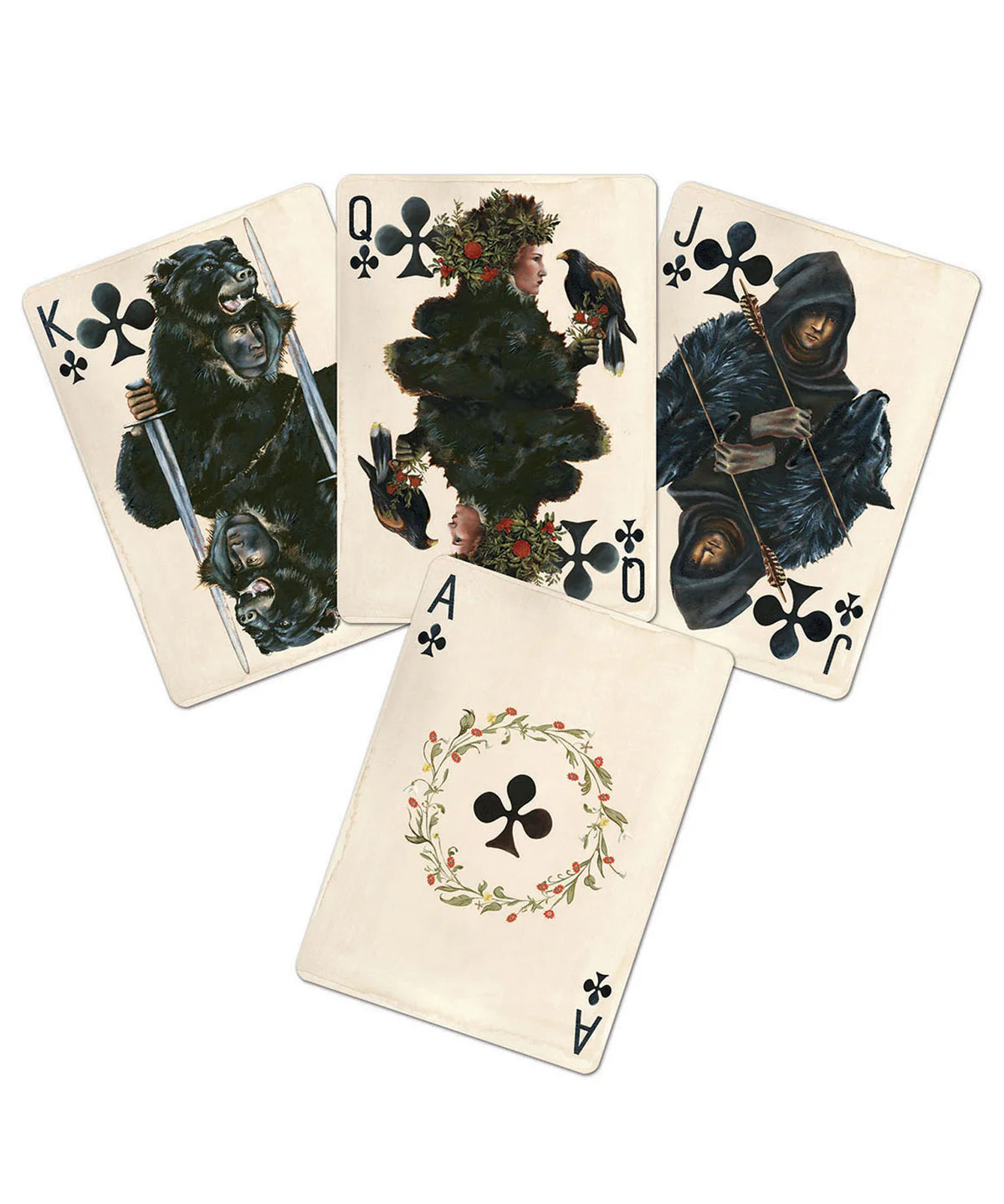 Ivory Pagan Playing Card Deck - Uusi - Haus Nostromo