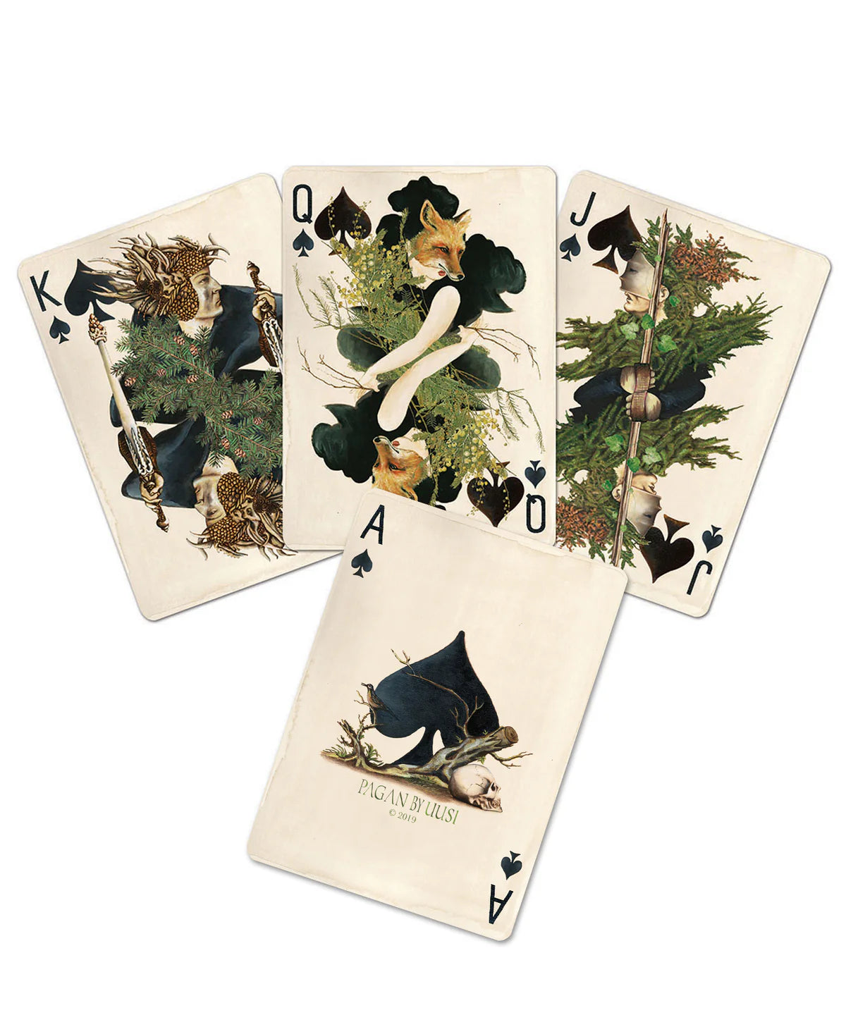 Ivory Pagan Playing Card Deck - Uusi - Haus Nostromo