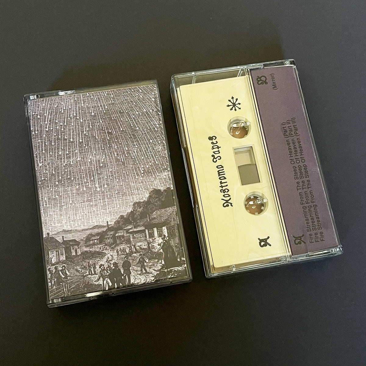 Fire Streaming From The Steep Of Heaven Cassette Tape - Blanket Of Rock - Haus Nostromo