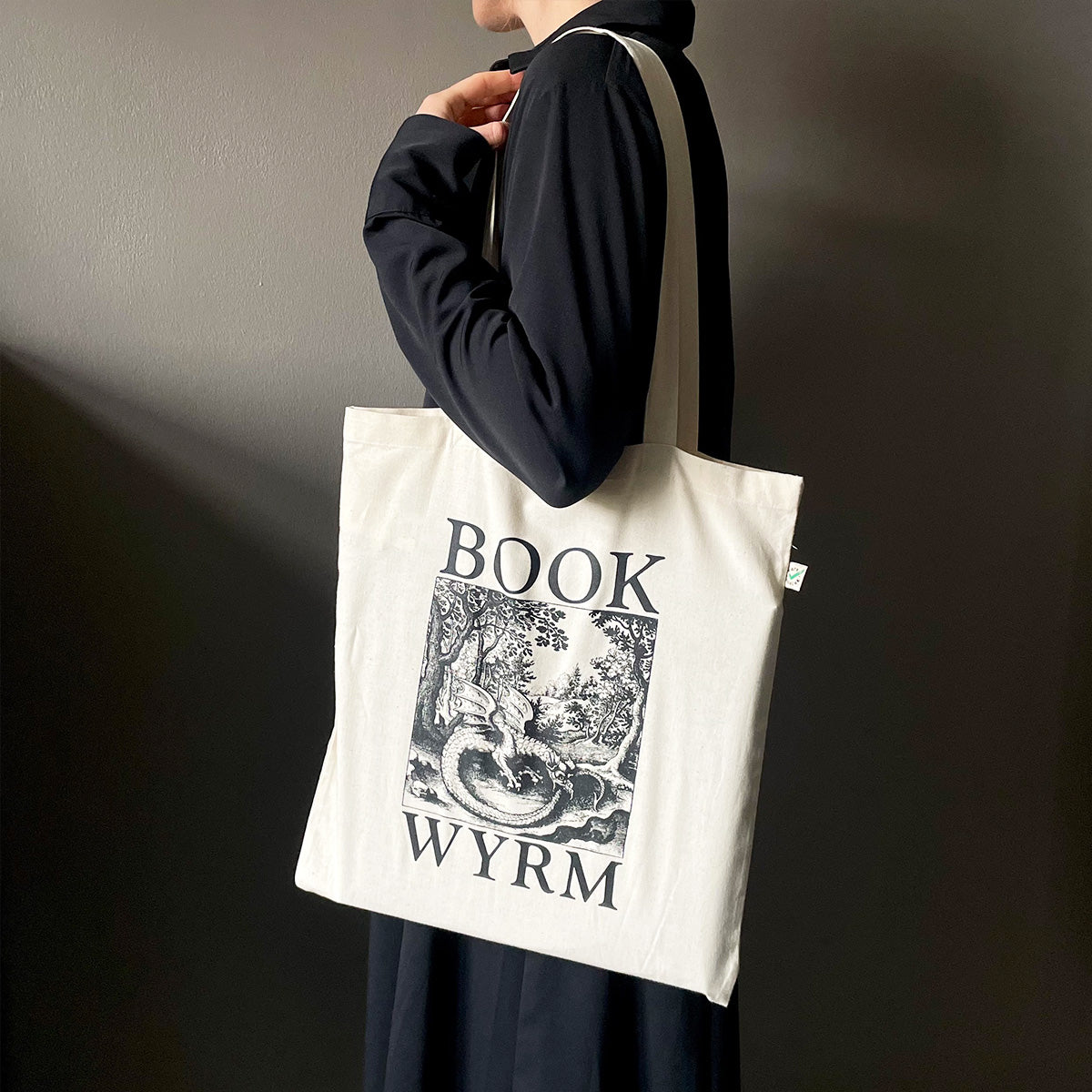 "Book Wyrm" Tote Bag