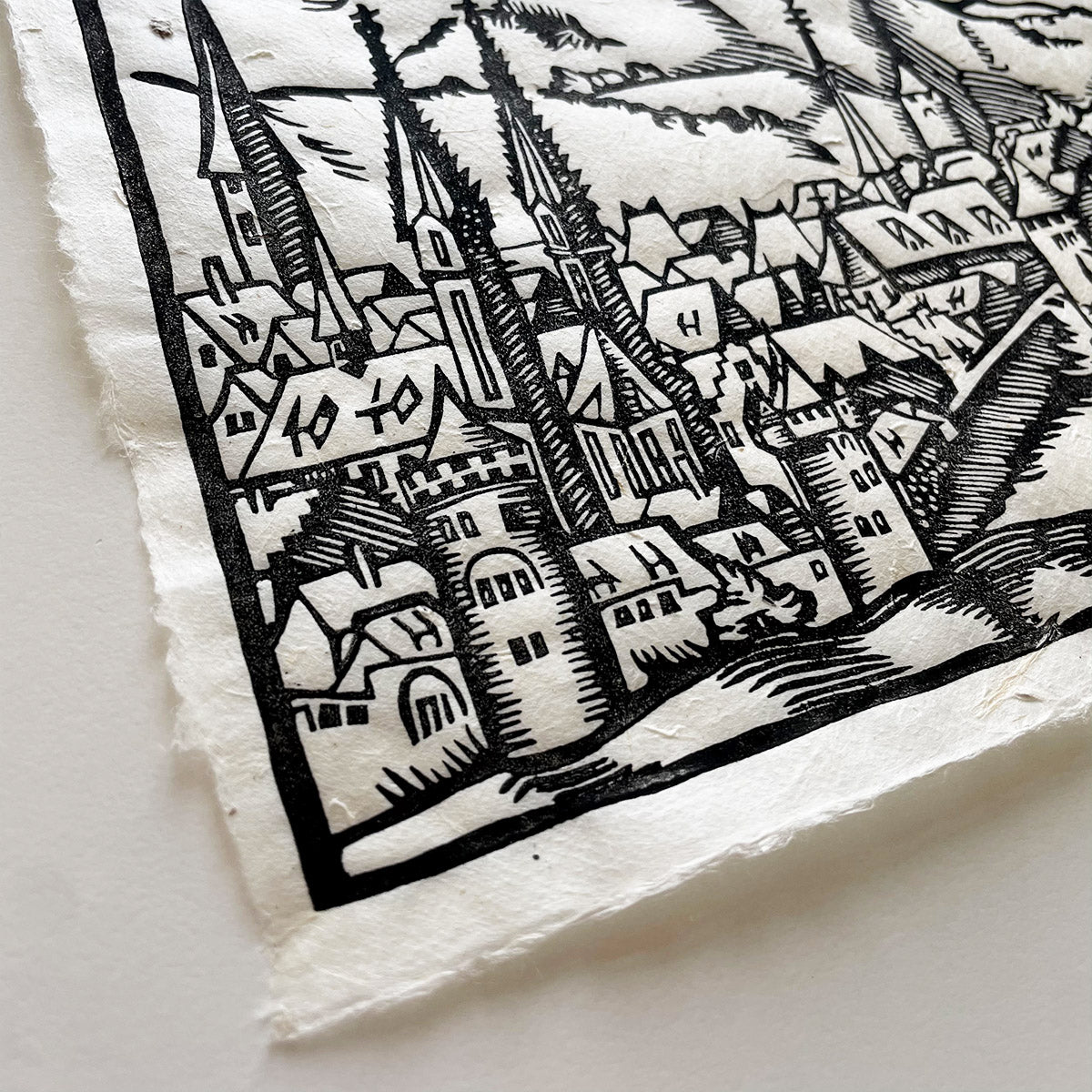 "Farewell" Linocut Print - MANVFACTVS - Haus Nostromo