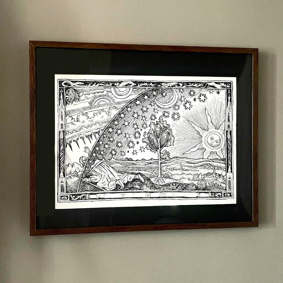 "Flammarion Engraving" Art Print - Haus Nostromo - Haus Nostromo