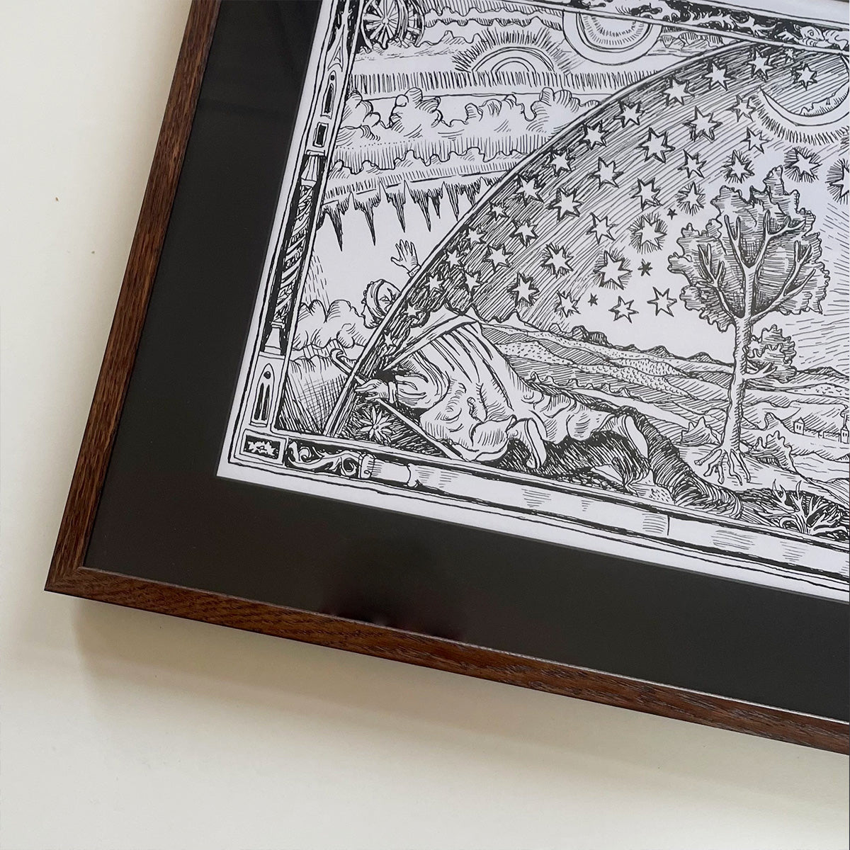 "Flammarion Engraving" Art Print