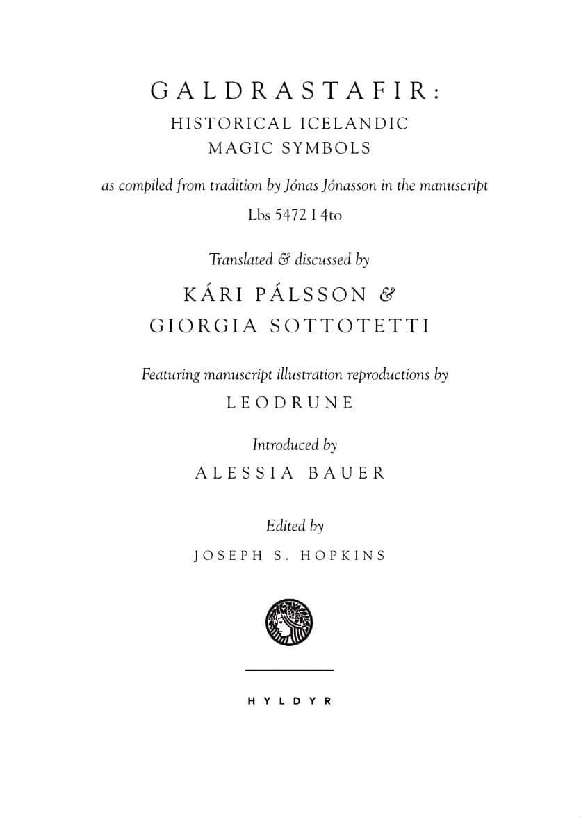 Galdrastafir: Historical Icelandic Magic Symbols