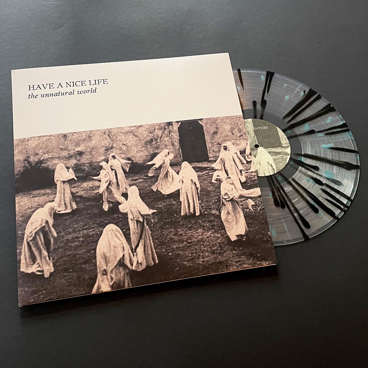"The Unnatural World" Limited Edition Clear Splatter Vinyl LP - Have A Nice Life - Haus Nostromo