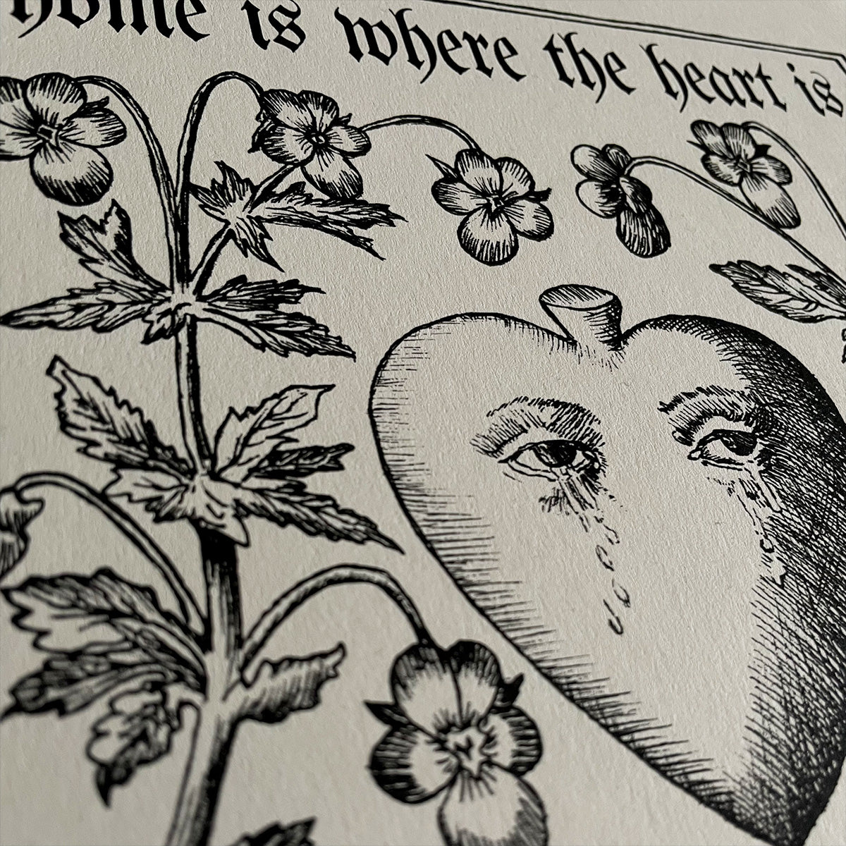 Home Is Where The Heart Is Art Print - Haus Nostromo - Haus Nostromo