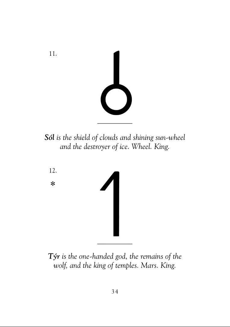 The Icelandic and Swedish Rune Poems