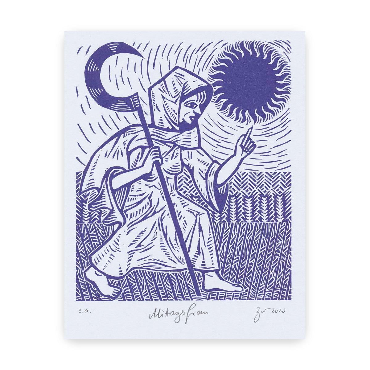 "Kleines Pandämonium" Linocut Art Print Set
