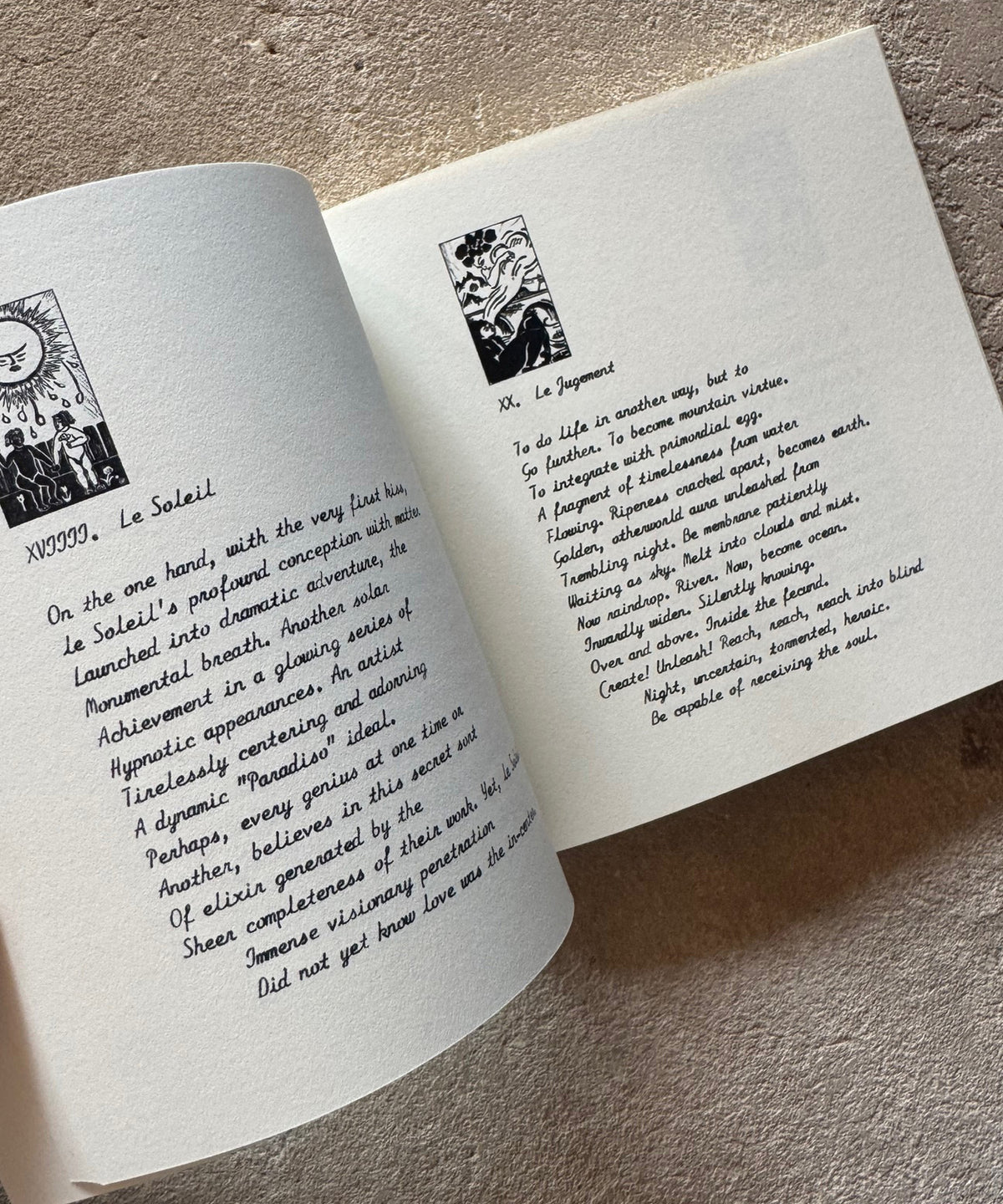 Lux Tarot Book of Sonnets
