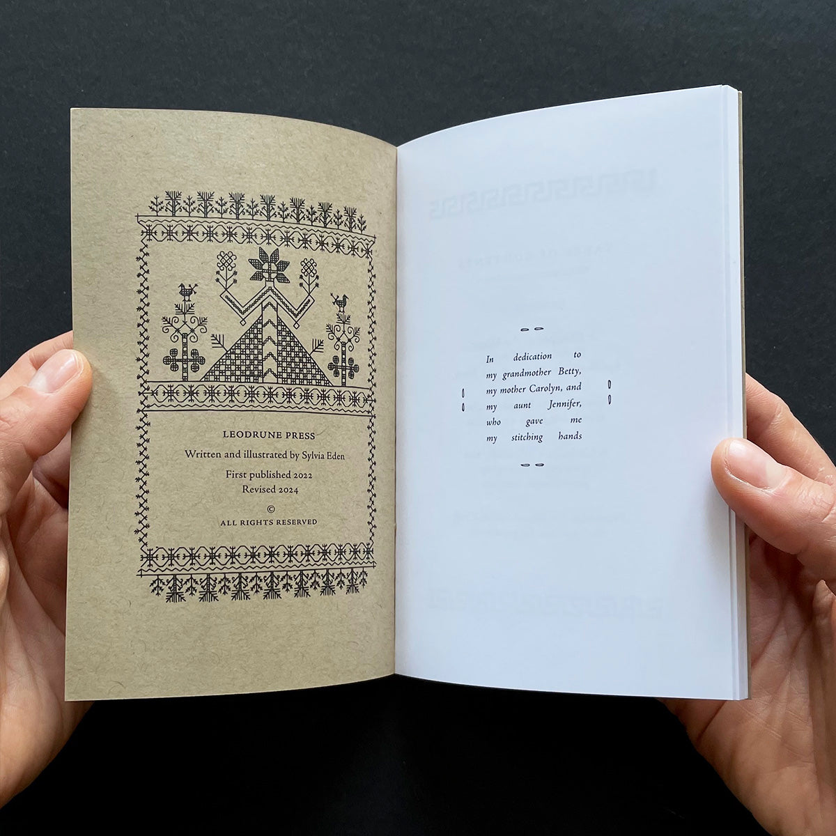 Occult Needlecraft - Leodrune Press - Haus Nostromo