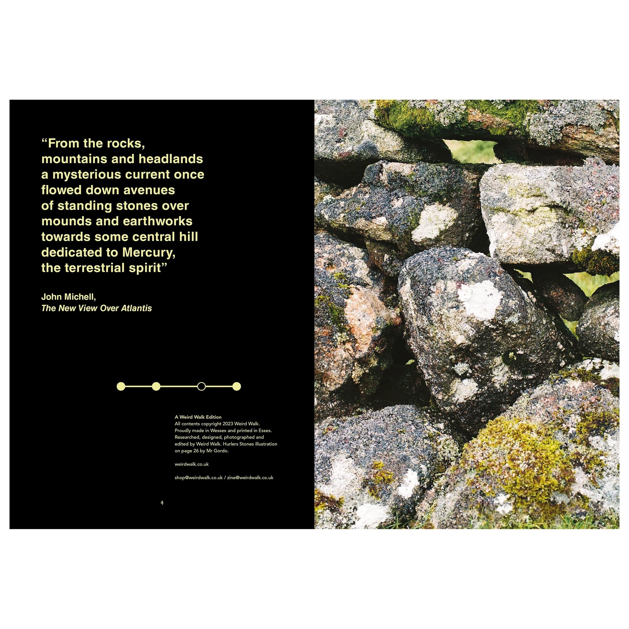 Weird Walk Editions: Leyline Zine - Weird Walk - Haus Nostromo