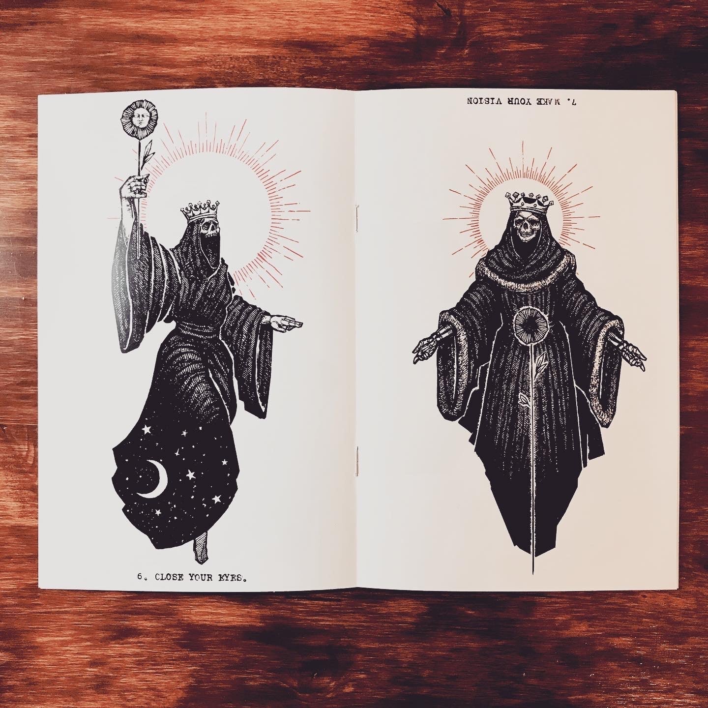'Necromancy Triptych' - Selected Works of Micah Ulrich Art Booklet Collection - Micah Ulrich - Haus Nostromo