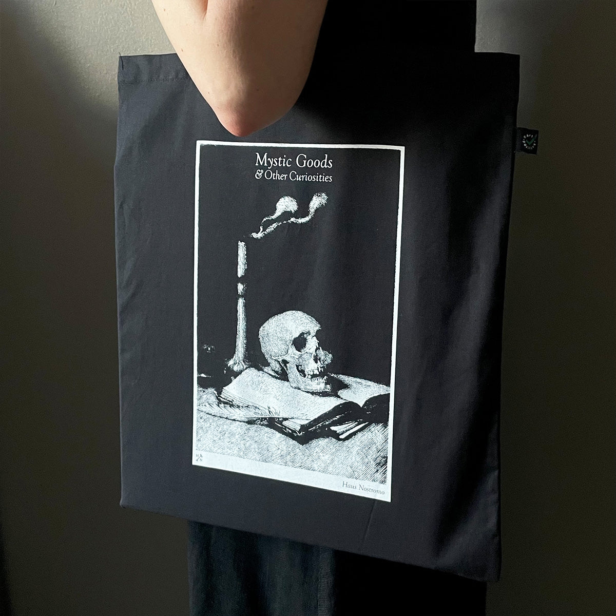 "Mystic Goods" Black Tote Bag
