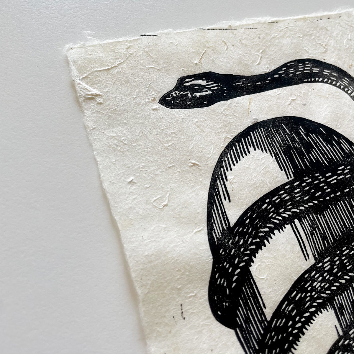 "Orphic Egg" Linocut Print - MANVFACTVS - Haus Nostromo