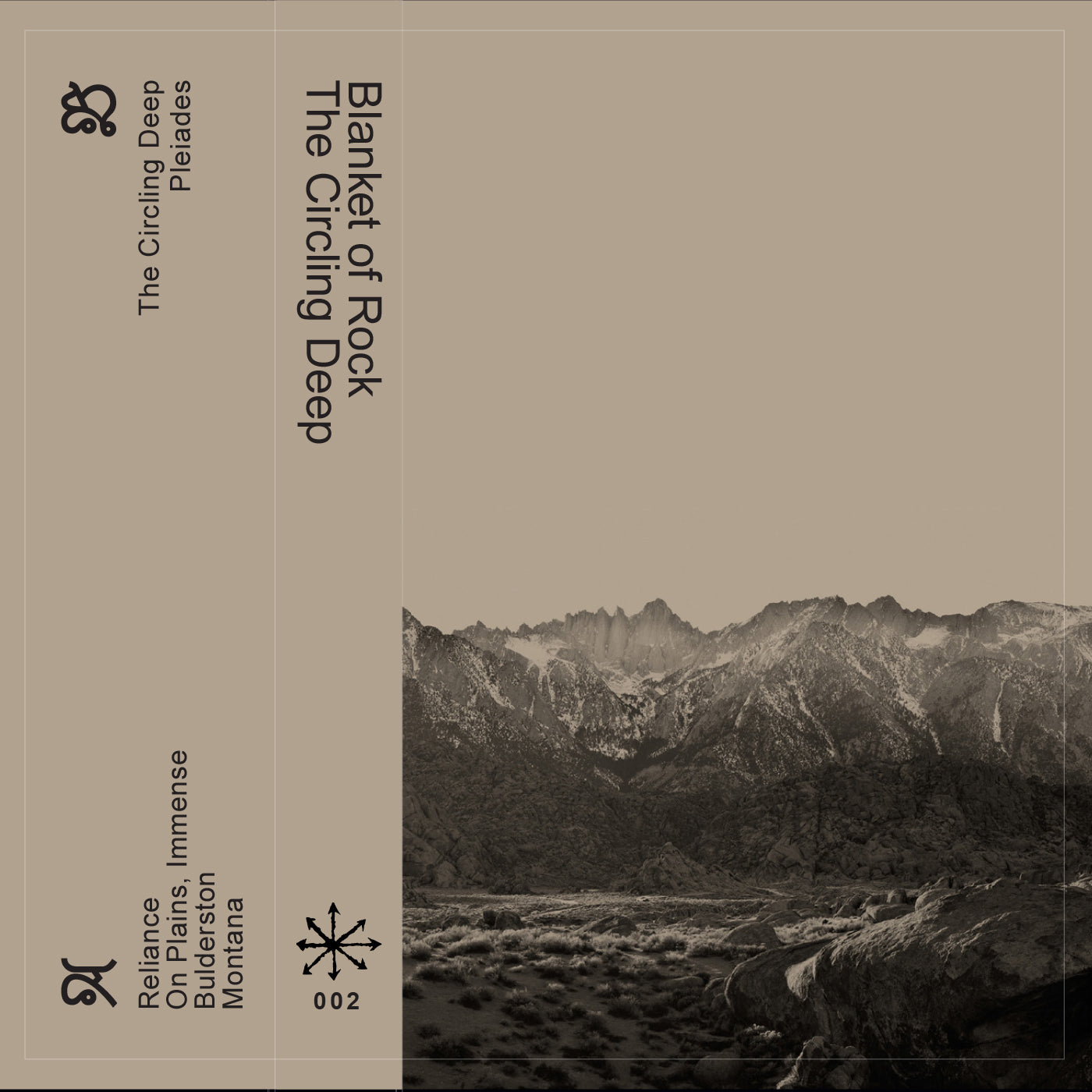 The Circling Deep Cassette Tape - Blanket Of Rock - Haus Nostromo