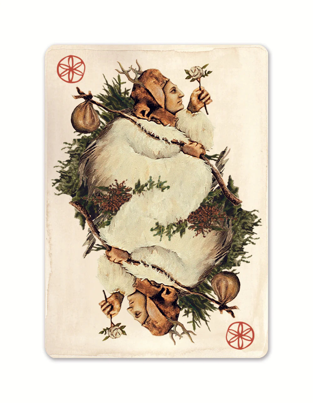 Ivory Pagan Playing Card Deck - Uusi - Haus Nostromo