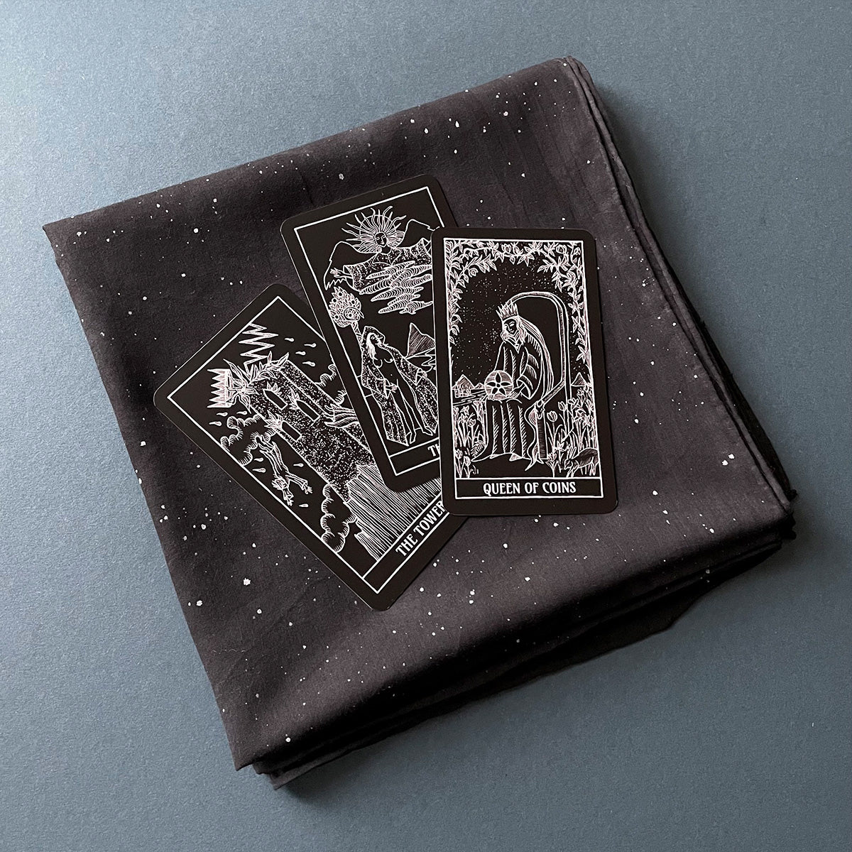 Tarot Celestio and The Book of Celestio with Wild Stars Tarot Cloth